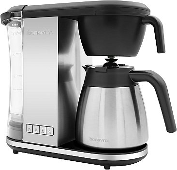 Enthusiast 8-Cup Drip Coffee Brewer with Thermal Carafe Stainless NEW Brew Stop - BVC2201TS