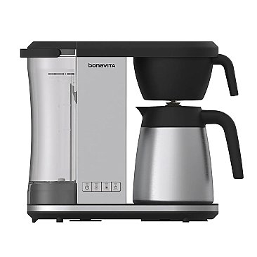 Enthusiast 8-Cup Drip Coffee Brewer with Thermal Carafe Stainless NEW Brew Stop - BVC2201TS